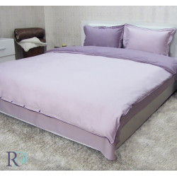 Комплект спално бельо ПАМУЧЕН сатен БЛЕДО/ЛИЛАВ